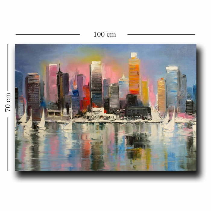 Wallity Lienzo Decorativo Multicolor 70 x 100 cm